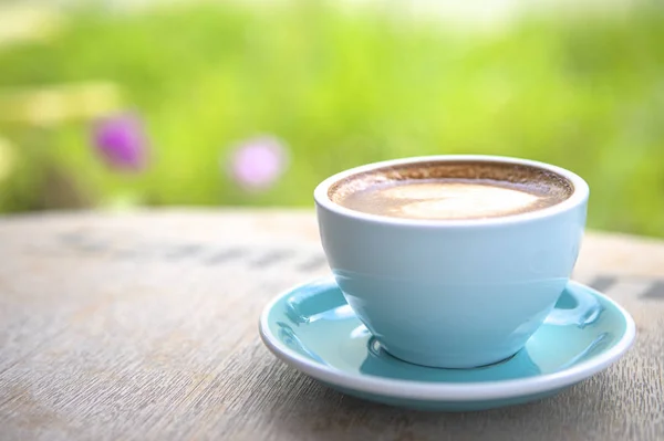 Coffee Cup Latte Art — Stock Photo, Image