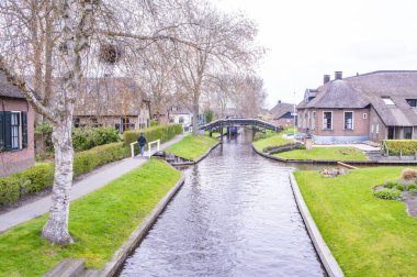 Amsterdam şehir sokağı.