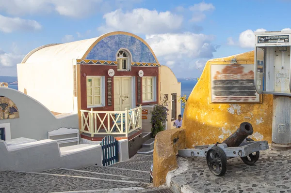 Arquitetura Grega Tradicional Ilha Santorini Grécia — Fotografia de Stock