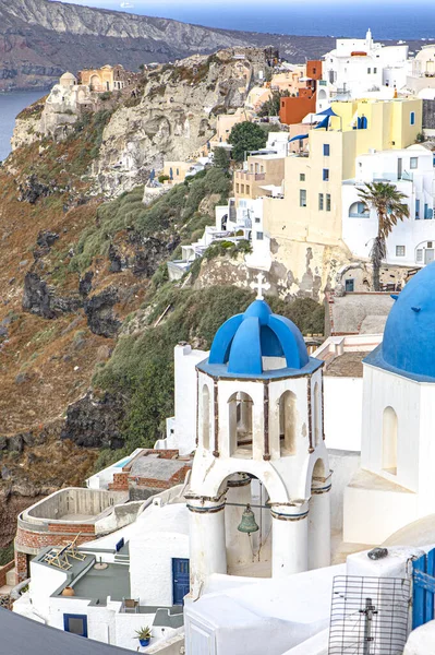 Architettura Tradizionale Greca Dell Isola Santorini Grecia — Foto Stock