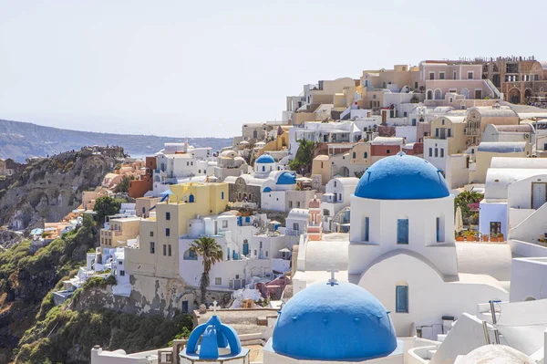 Yunanistan Santorini Adasının Geleneksel Yunan Mimarisi — Stok fotoğraf