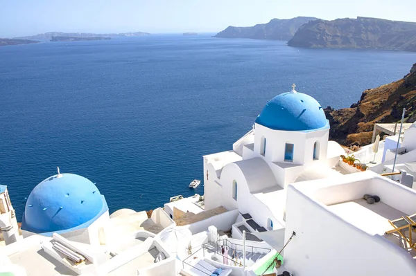 Traditionelle Griechische Architektur Der Insel Santorin Griechenland — Stockfoto
