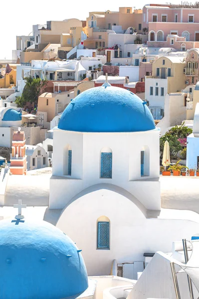 Igreja Ortodoxa Ilha Santorini Grécia — Fotografia de Stock