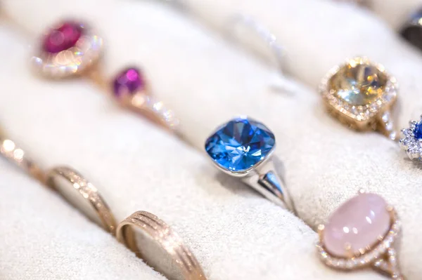 rings. Jewelry with precious stones