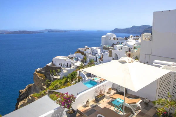 Traditional Greek Architecture Santorini Island Greece — Stock Photo, Image