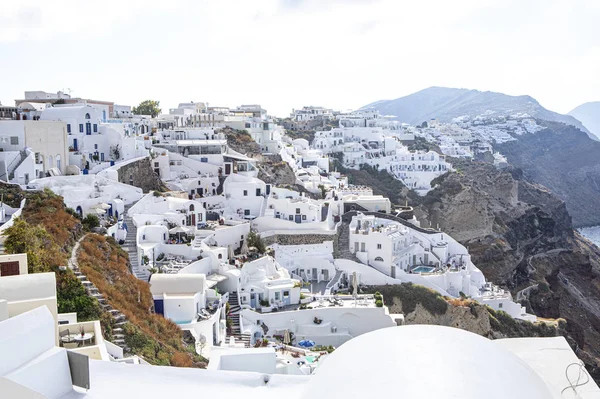 Architettura Tradizionale Greca Dell Isola Santorini Grecia — Foto Stock