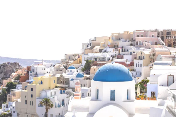 Architettura Tradizionale Greca Dell Isola Santorini Grecia — Foto Stock