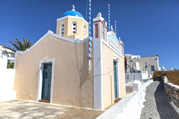 Arquitetura Grega Tradicional Ilha Santorini Grécia — Fotografia de Stock