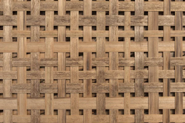 stock image Closeup woven bamboo basket