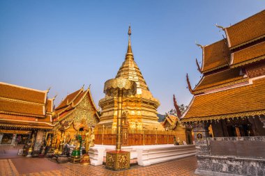 Wat Phra Doi Suthep, Tayland, Chiang Mai 'deki en ünlü tapınak