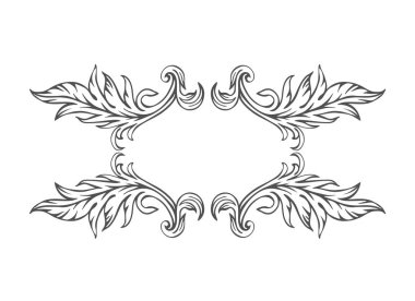 El çekilmiş intage çerçeve