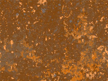 natural rusty texture, imitation of rust. seamless Vector pattern clipart