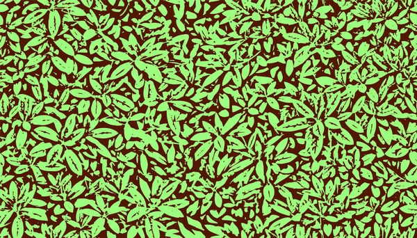 Textura Perfecta Con Hojas Verdes Patrón Vectorial — Archivo Imágenes Vectoriales