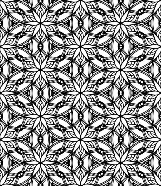 Kusursuz soyut desen Vektör Boyama Kitabı