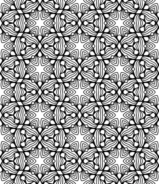 Бесшовный абстрактный шаблон Векторная раскраска — стоковый вектор