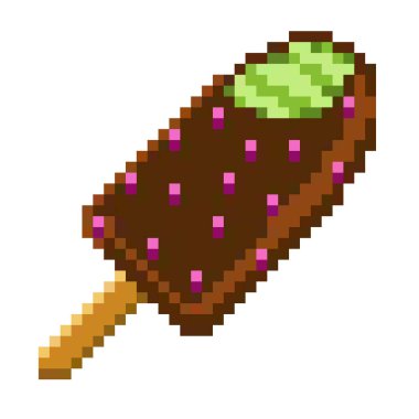 pikselli dondurma dondurma simgesi, vektör