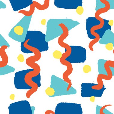 Soyut arkaplansız geometrik şekiller