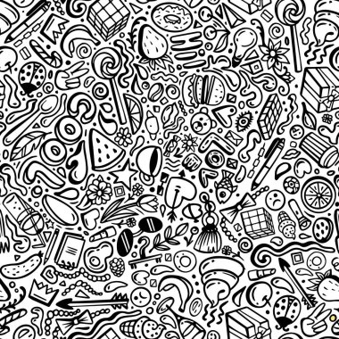 çizgi çizgi çizgi film soyut dikişsiz arkaplan