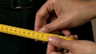 Terzi kalça adam vücut ölçme