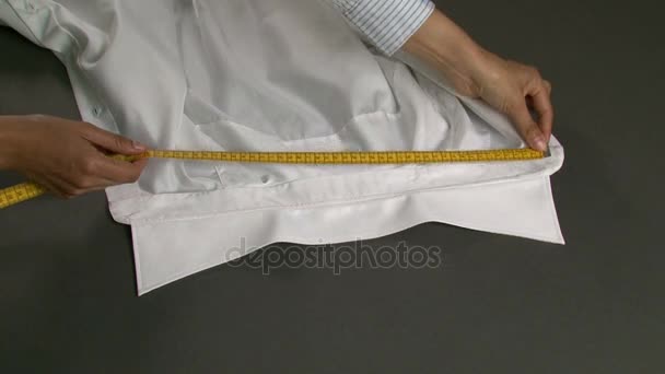 Tailleur Mesurer Homme Chemise Col — Video