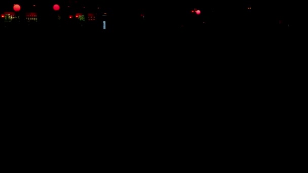 バルセロナの夜ディスコ パーティー混雑サラ ・ アポロ — ストック動画