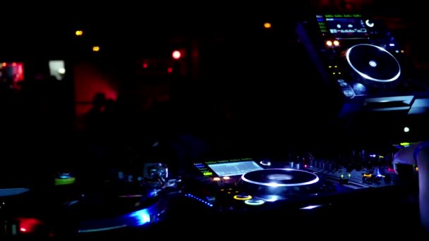Barcelona noche discoteca Sala de fiestas Apolo — Vídeo de stock