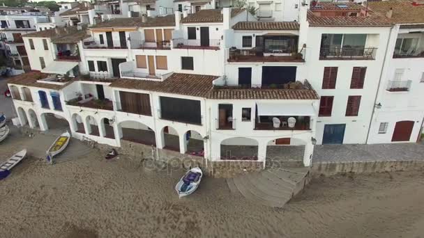 Blanco Pesca Village High Aerial Shoot — Vídeos de Stock