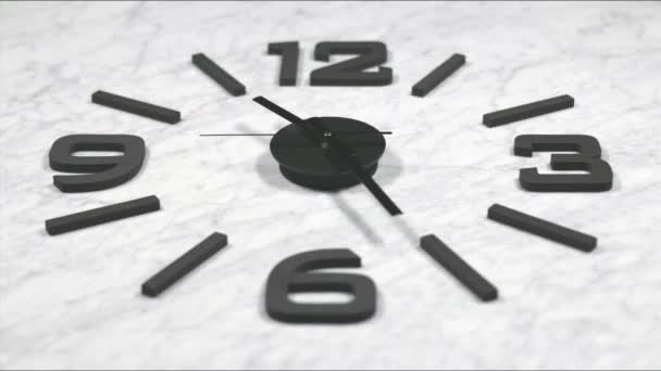Reloj rápido lapso de tiempo en movimiento hacia adelante 4k — Vídeo de stock