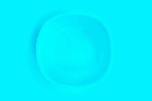 Blue Plate Blue Background — Stock Photo, Image