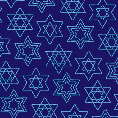 Boncuklu Yahudi yıldız desen