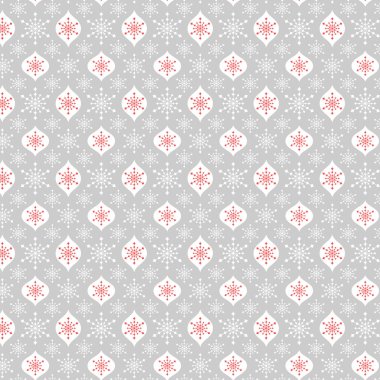 Noel süsler ve kar taneleri