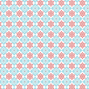 Dikişsiz snowflakes desen 