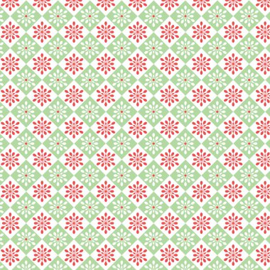 Dikişsiz snowflakes desen 