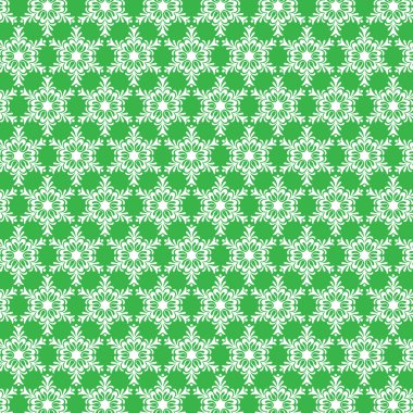 süslü kar tanesi desen