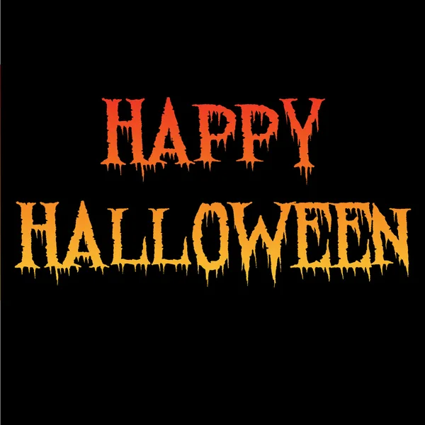 Feliz tarjeta de Halloween — Archivo Imágenes Vectoriales