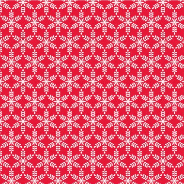  kırmızı kar tanesi desen