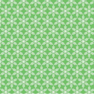 kar tanesi desen yeşil.