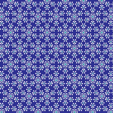 kar taneleri üzerinde lacivert