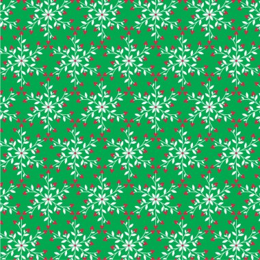  kar taneleri yeşil çilek ile