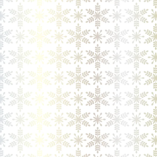 Argento modello fiocco di neve — Vettoriale Stock
