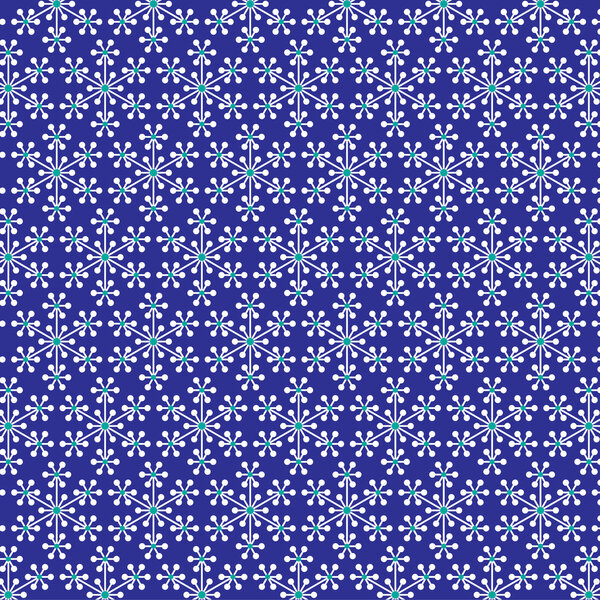 Снежинки на синем
