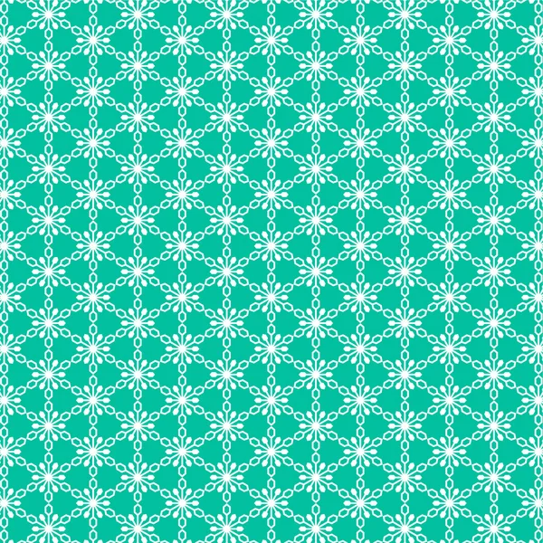 White blue snowflake pattern — Stock Vector