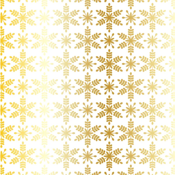 Золото Сніжинка скоромовкою — стоковий вектор