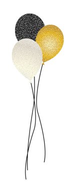 renkli balon şeritler