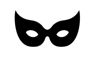 siyah karnaval maskesi