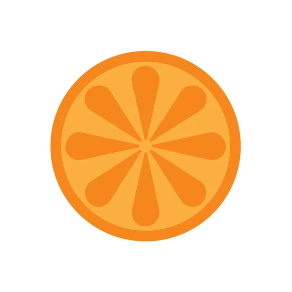 Turuncu turunçgil — Stok Vektör