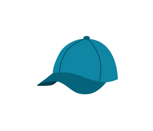 Mavi beyzbol şapkası — Stok Vektör