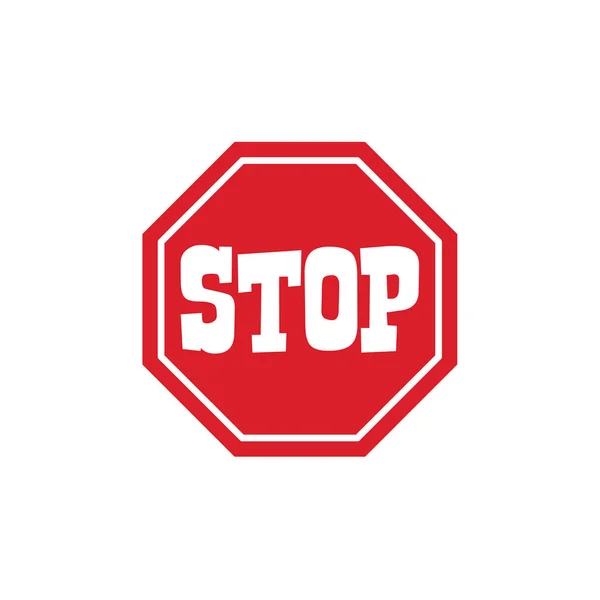 Stoppschild-Symbol — Stockvektor