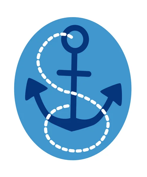 Sea anchor icon — Stock Vector