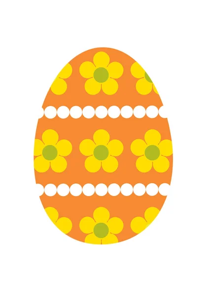 Щасливий дизайн великодніх яєць — стоковий вектор